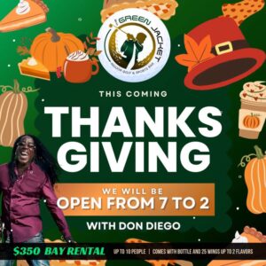 Thanksgiving at Green Jacket indoor Golf